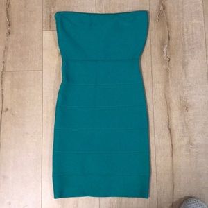 BCBG bandeau strapless dress